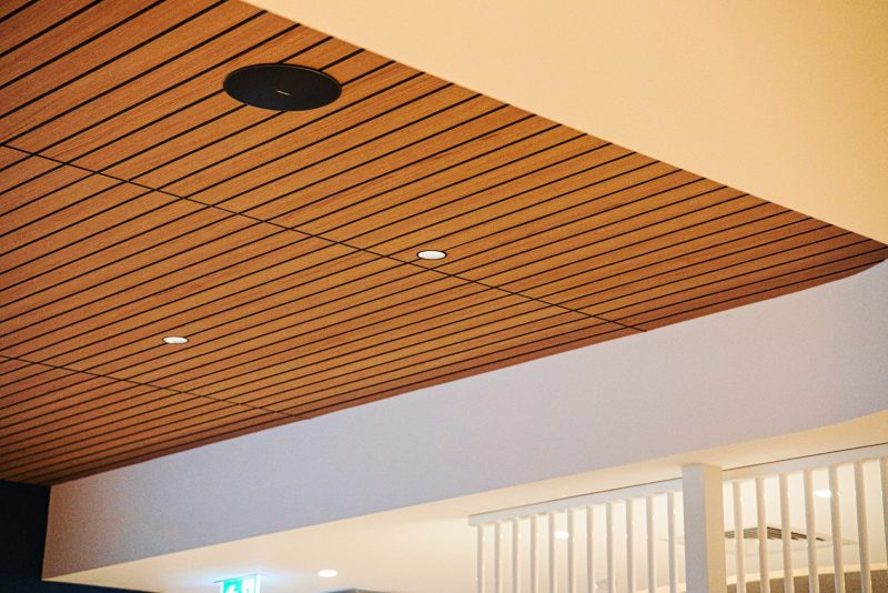 Autex Cube - Groove VJ with Custom digital print suggested and designed by Acoustics by Specfurn